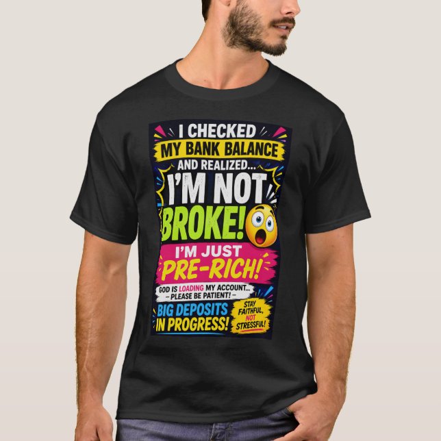 J'ai vérifié le solde de mon compte Tshirt  (Devant)