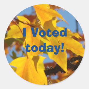 J'ai voté aujourd'hui ! autocollants Voter des aut
