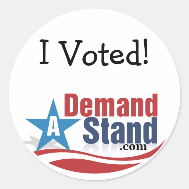 J'Ai Voté ! Autocollant (Devant)
