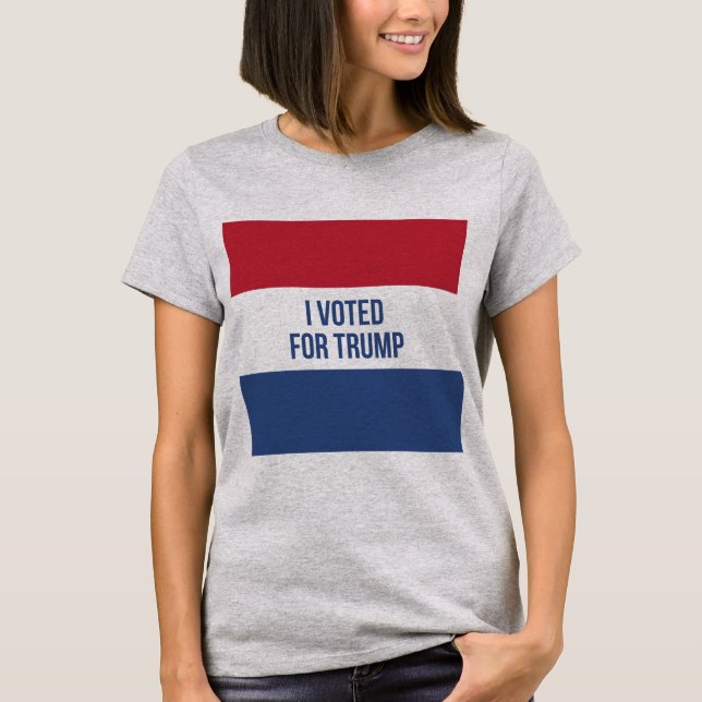 J'ai voté pour le T-shirt de l'élection des femmes (Devant)