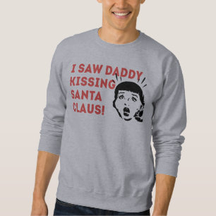 J'ai vu le pullover de baiser du père noël de pa