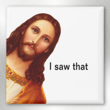 J'Ai Vu Que Jésus Magnet