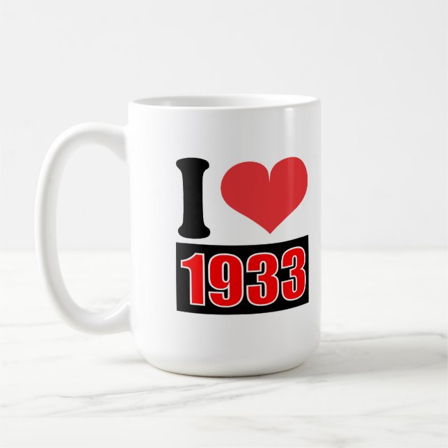 J'aime 1933 - des tasses (Gauche)