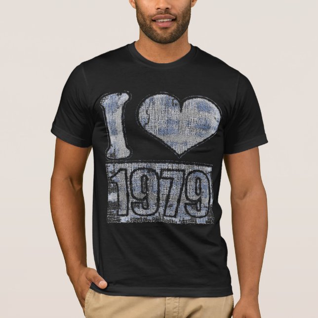 J'aime 1979 Vintage #2 T-shirt (Devant)