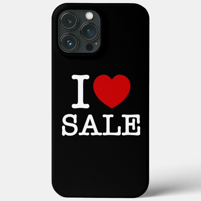 J'AIME [AMOUR] VENTE Étui Case-Mate pour iPhone (Verso)