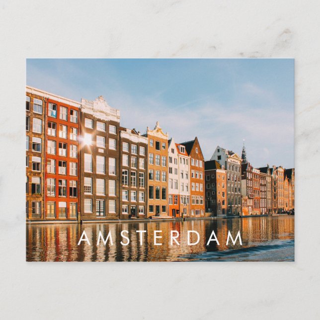 J'aime Amsterdam Voyage Pays-Bas Carte postale (Devant)