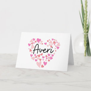 J'aime Averi - coeurs pour Averi