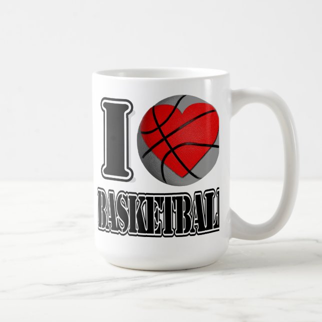 J'aime Basketball - Mugs (Droite)