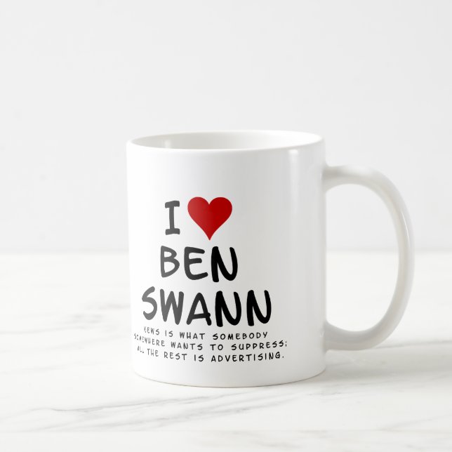J'aime Ben Swann mug (Droite)