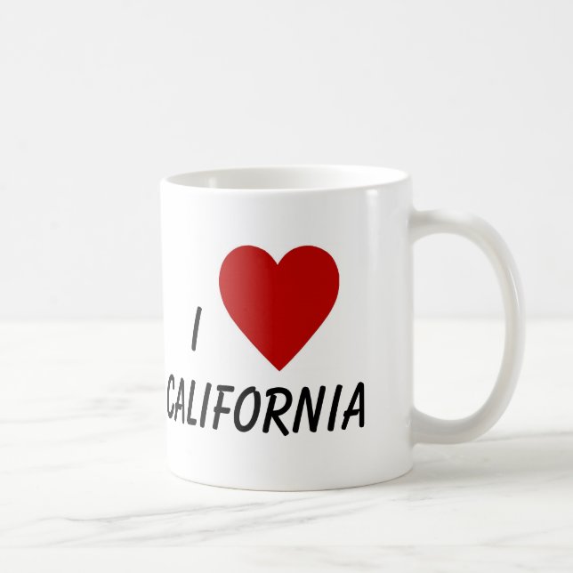 J'aime California Mug (Droite)
