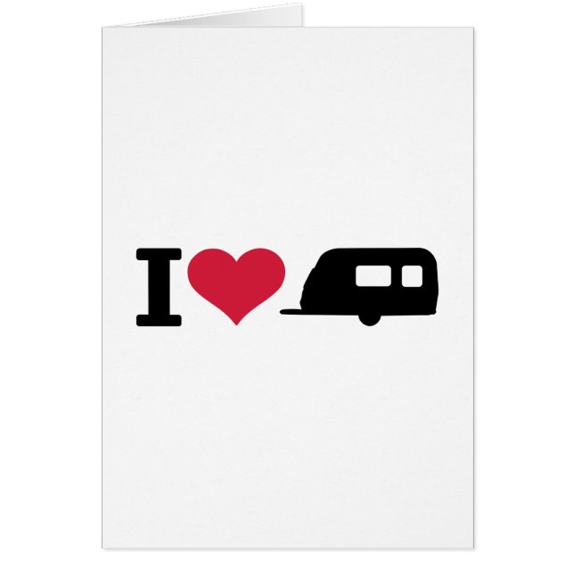 J'aime camper - caravane (Devant)