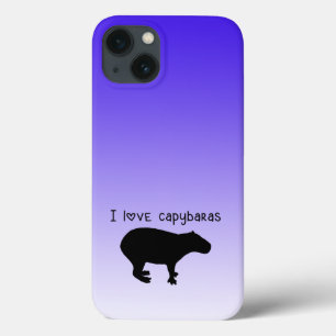 J'Aime Capybaras Coque-Mate coque iphone violet