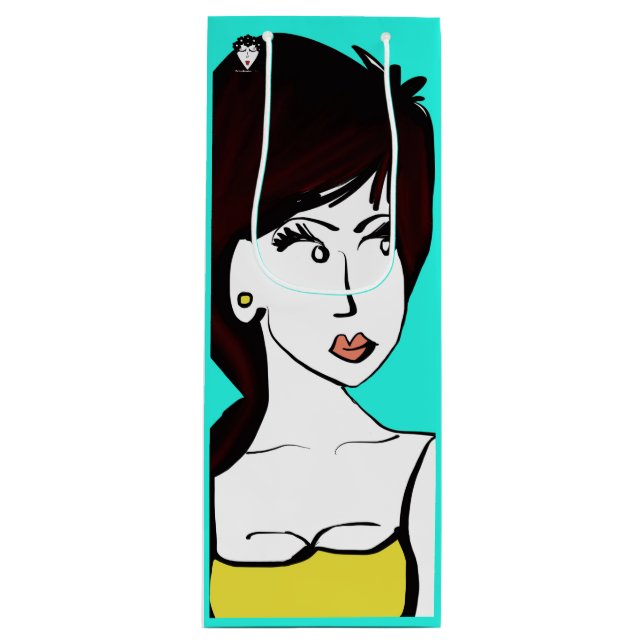 J'Aime Ce Que Je Vois Un Sac Cadeau De Vin (Devant)