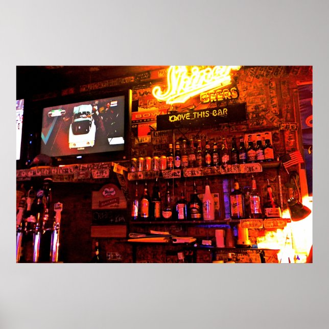 J'Aime Cette Poster Bar Large (Devant)