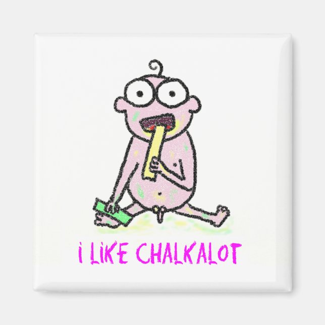 J'Aime Chalkalot Magnet (Devant)