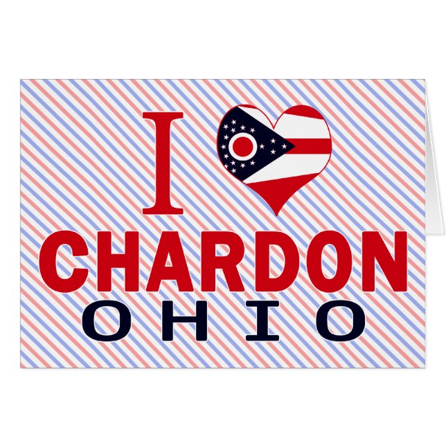 J'aime Chardon, Ohio (Devant horizontal)