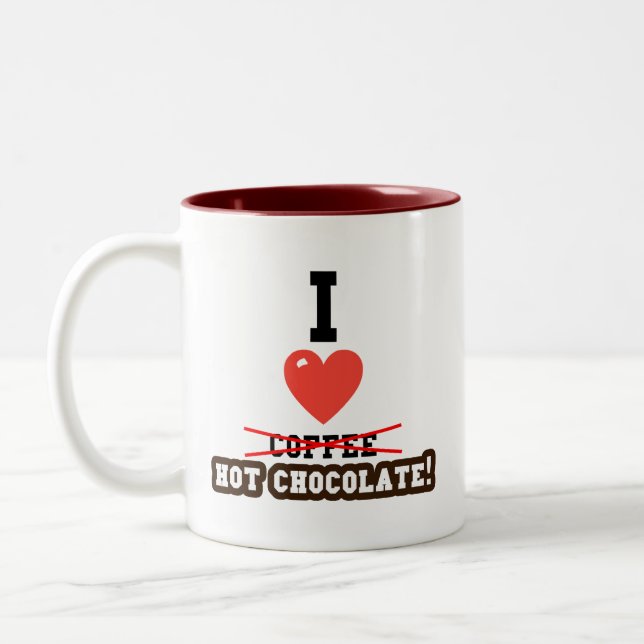 J'Aime Chocolat Chaud Mug (Gauche)
