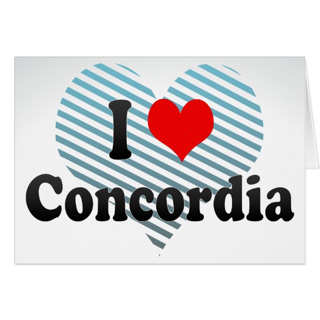 J'aime Concordia, Argentine (Devant Horizontal)