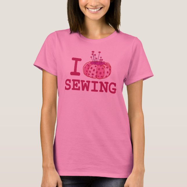 J'aime coudre le T-shirt (Devant)