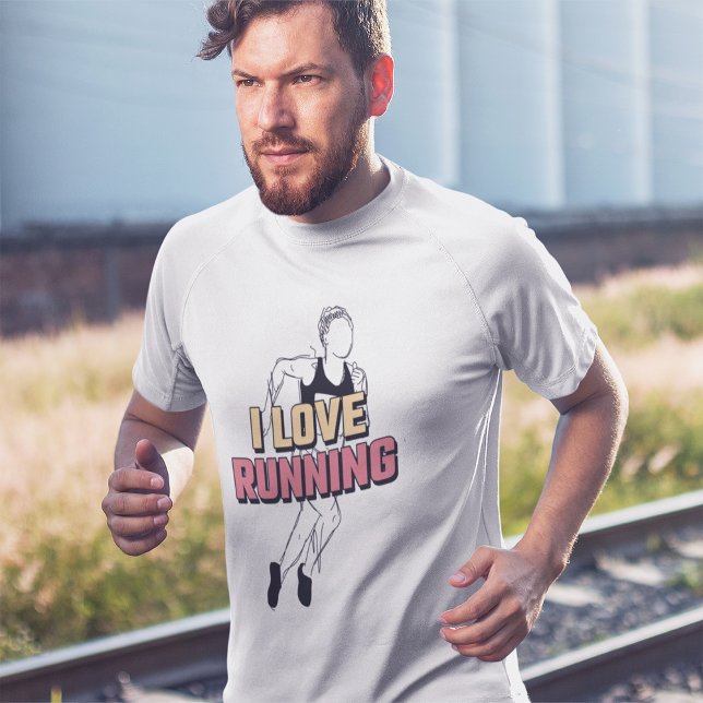 J'Aime Courir | T-shirt Lover (Créateur téléchargé)