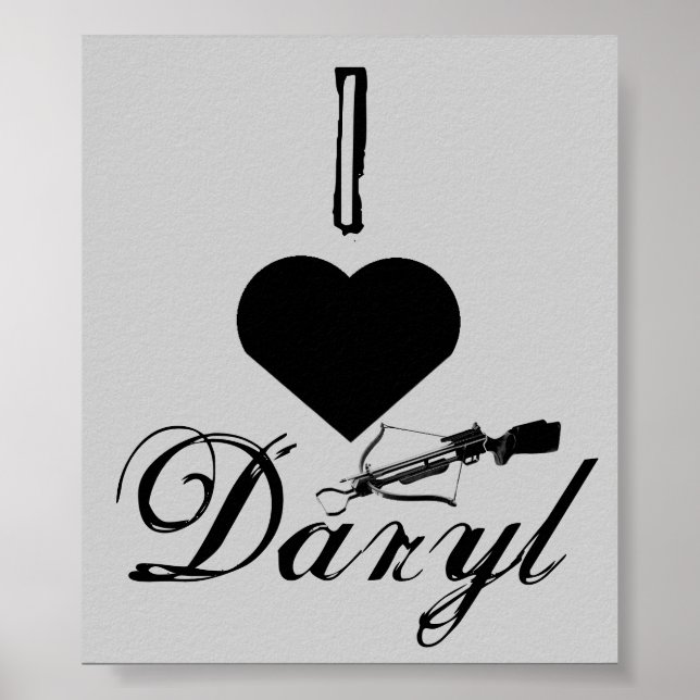 J'aime Daryl Poster (Devant)