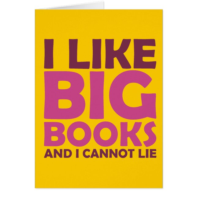 J'aime de grands livres et je ne peux pas me (Devant)