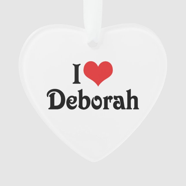 J'aime Deborah (devant)