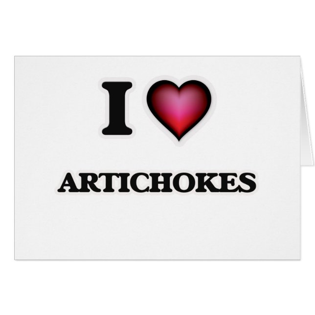 J'aime des artichauts (Devant horizontal)
