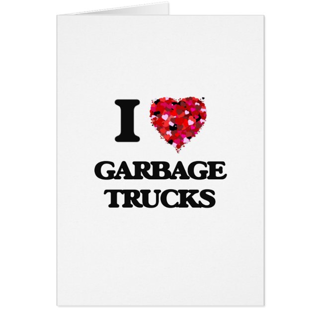 J'aime des camions à ordures (Devant)