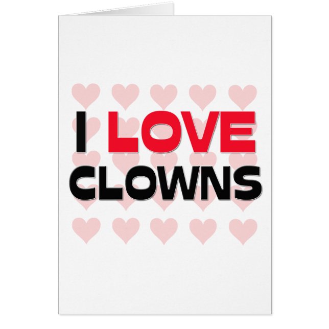J'AIME DES CLOWNS (Devant)