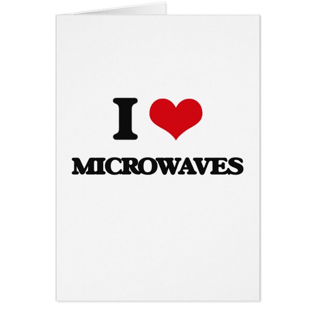 J'aime des micro-ondes (Devant)