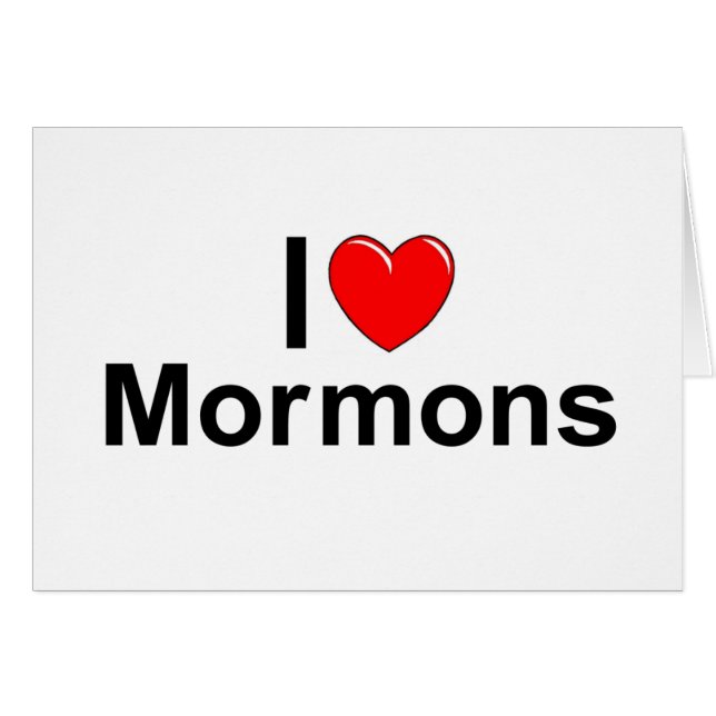 J'aime des mormons (de coeur) (Devant horizontal)