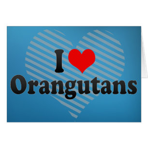 J'aime des orangs-outans