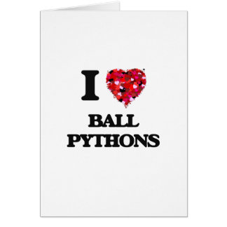 J'aime des pythons de boule