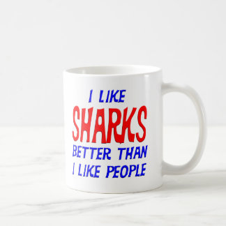 J'aime des requins meilleurs que j'aime la tasse