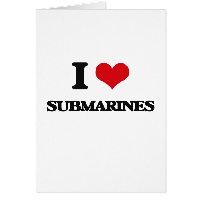 J'aime des sous-marins (Devant)