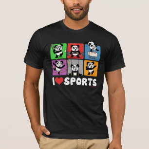 J'aime des sports (les T-shirts foncés)
