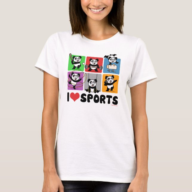J'aime des sports (les T-shirts légers) (Devant)