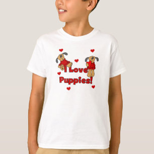 J'aime des T-shirts et des cadeaux de chiots