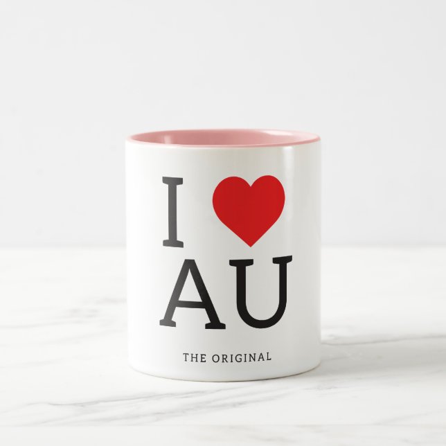 J'aime des tasses d'AU de coeur de l'Australie | I (Centre)