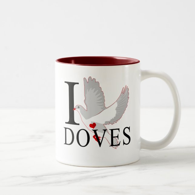 J'aime des tasses de colombes (Droit)