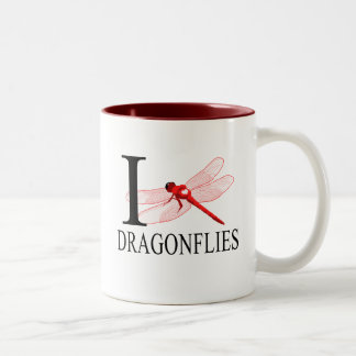 J'aime des tasses de libellules