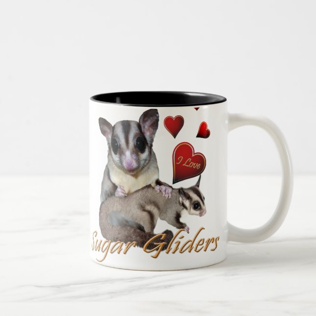 J'aime des tasses de planeurs de sucre (Droit)