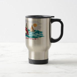 J'aime des voiles ! Tasse de voyage