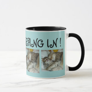 J'aime dormir dedans ! Tasse de café de chat