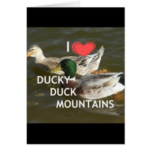 J'aime Ducky Duck Mountains Design