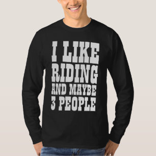 J'AIME ÉQUITATION ET PEUT-ÊTRE T-shirt 3 PERSONNES