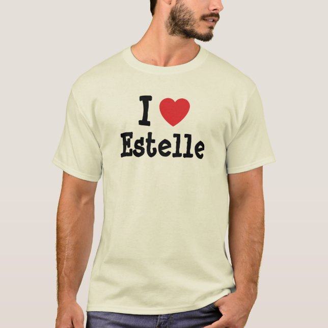 J'aime Estelle coeur T-Shirt (Devant)