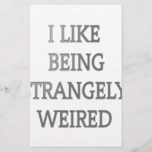 J'Aime Être Étrangement Bizarre : Gras Conception