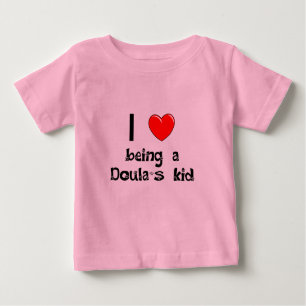 J'aime être le T-shirt de l'enfant d'un Doula